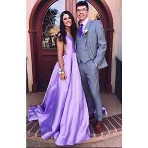 Lilac Purple Sherri Hill Prom Dress